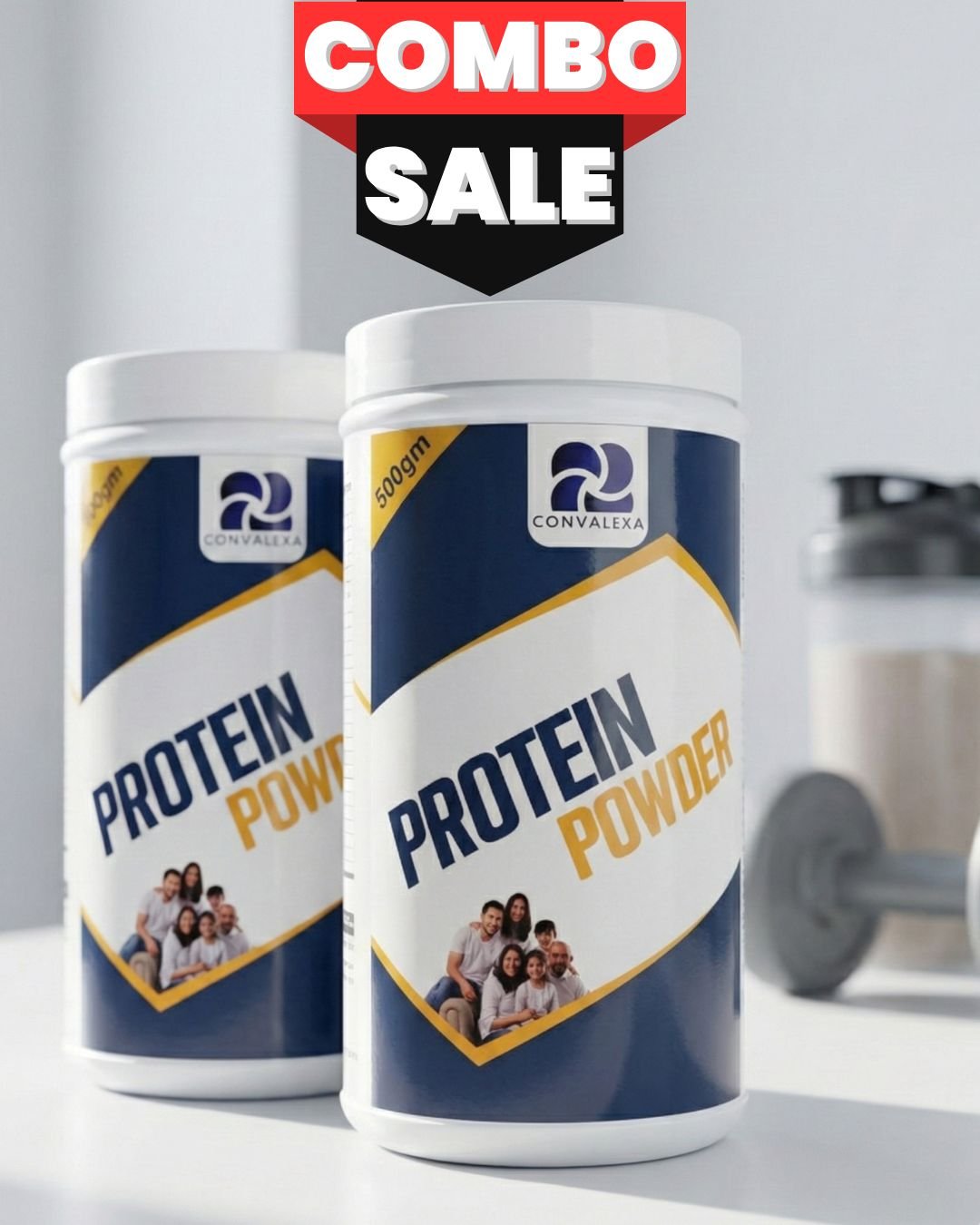 2 Protein Powders (Combo)